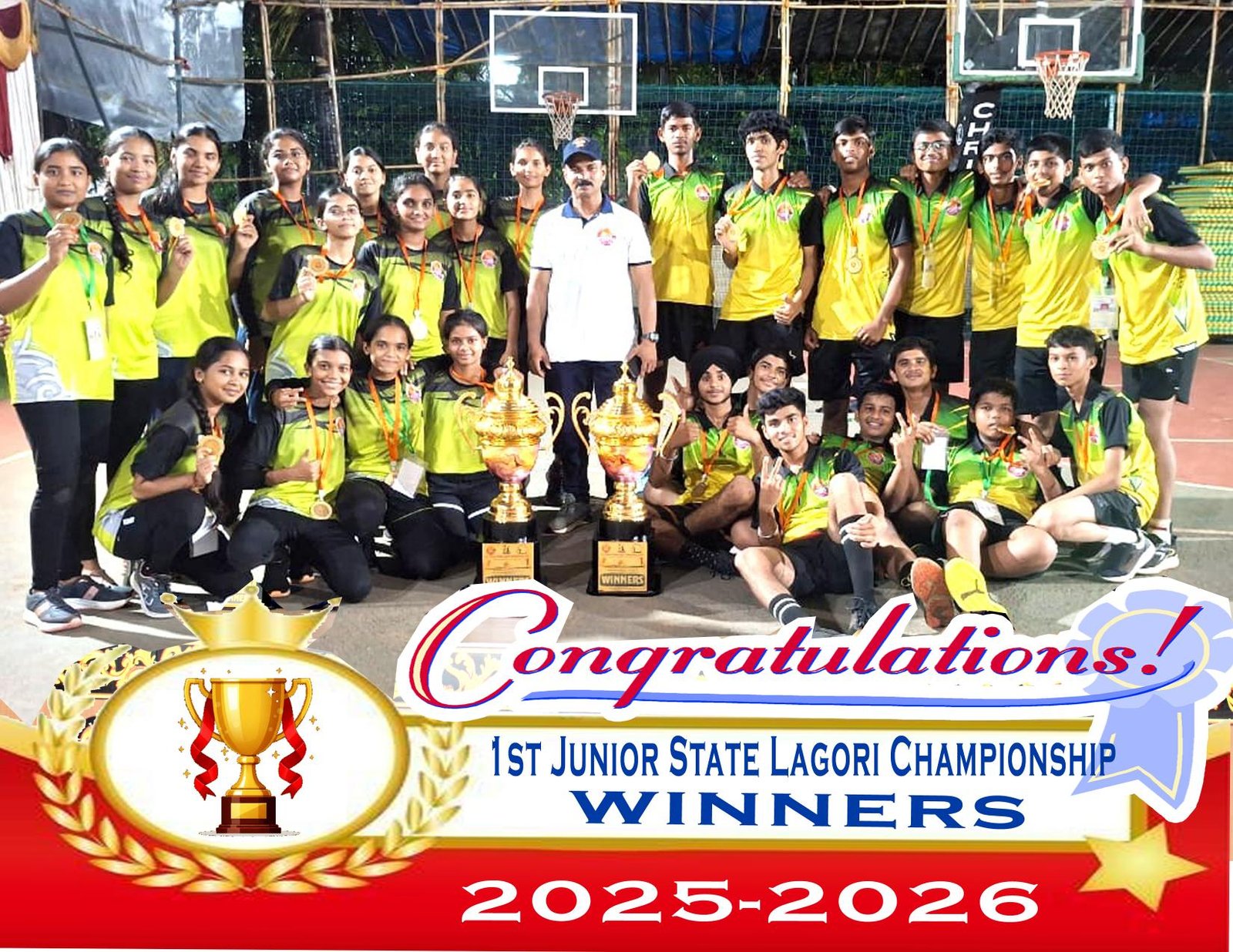 1ST JUNIOR STATE LAGORI CHAMPIONSHIP WINNERS